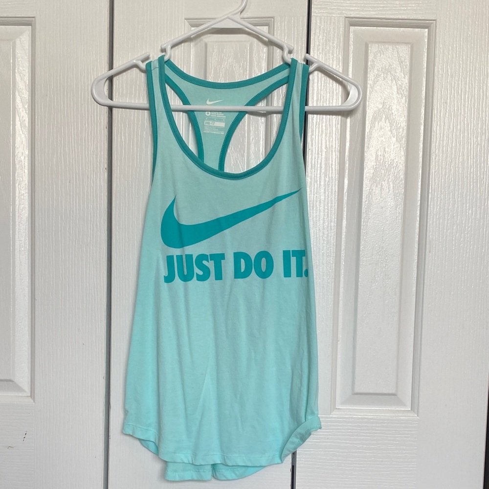 Nike Aqua Blue Racerback Tank